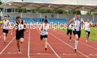 91 Adam Harvey (Wigan) wins from 40 Tim Turn (City of Sheffield) 2nd and 96 Nathan Hilton (Liverpool Pembroke and Sefton) 3rd in the senior mens 400 metres, Northern Senior and Under-20 Champs., Sport City, Manchester. Photo: David T. Hewitson/Sports for All Pics